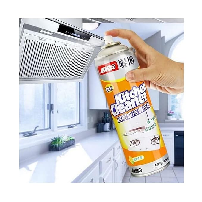 Multi-Purpose Foam Cleaner Kitchen Cleaner Spray Grease Stain Remover (Pack of 1) Oil Stain Kitchen Cleaner with Fragrance Removes Unwanted Stains