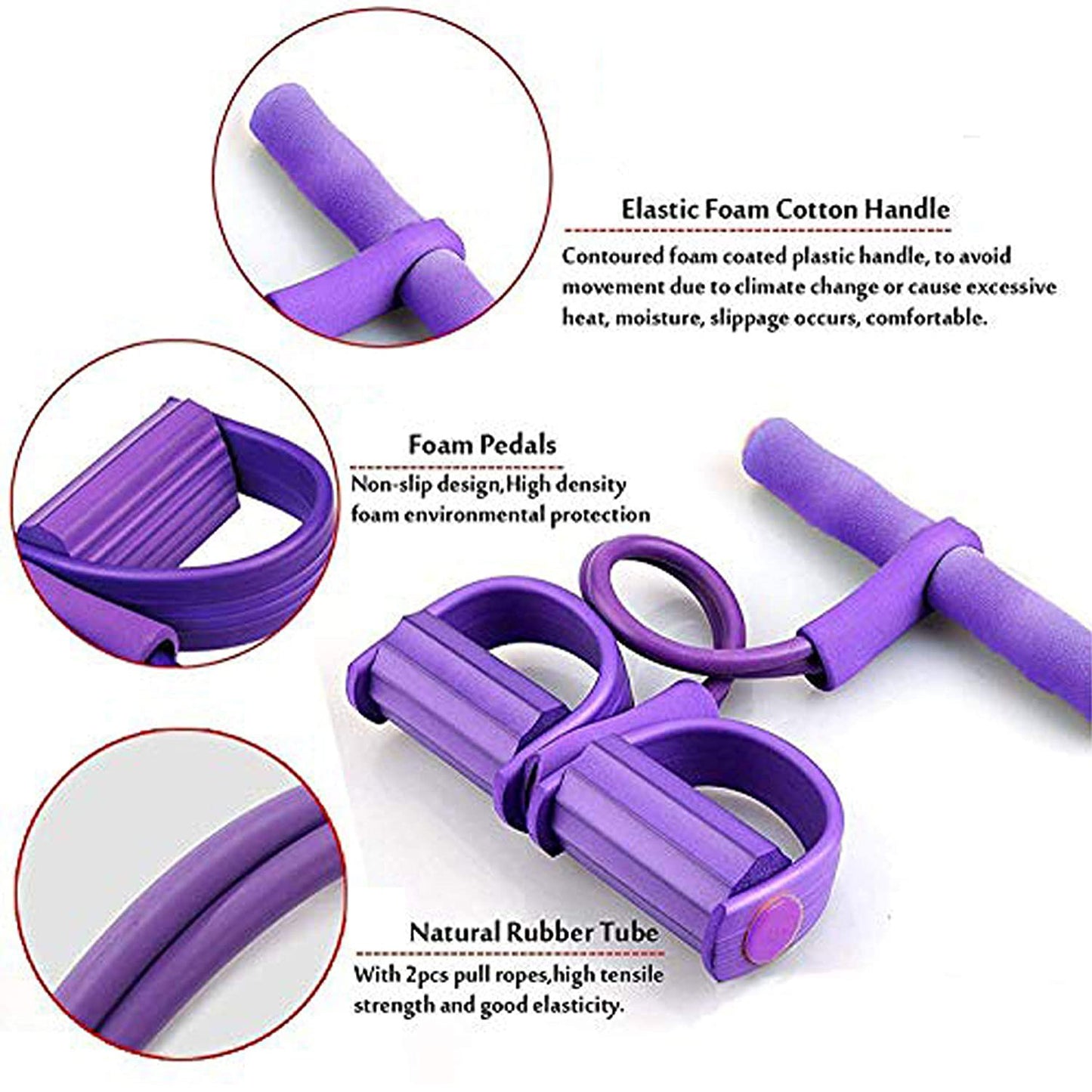 FlexDuo 4 Tube Resistance Band Abs/Waist Trainer