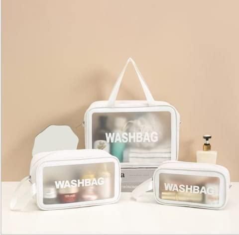 Waterproof Toiletry & Makeup Travel Storage Bags (Set of 3) – Durable, Lightweight, and Versatile Organizers
