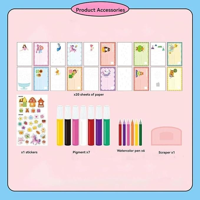 Rainbow Dot Painting Art Kits (105 pcs / 3 Box)