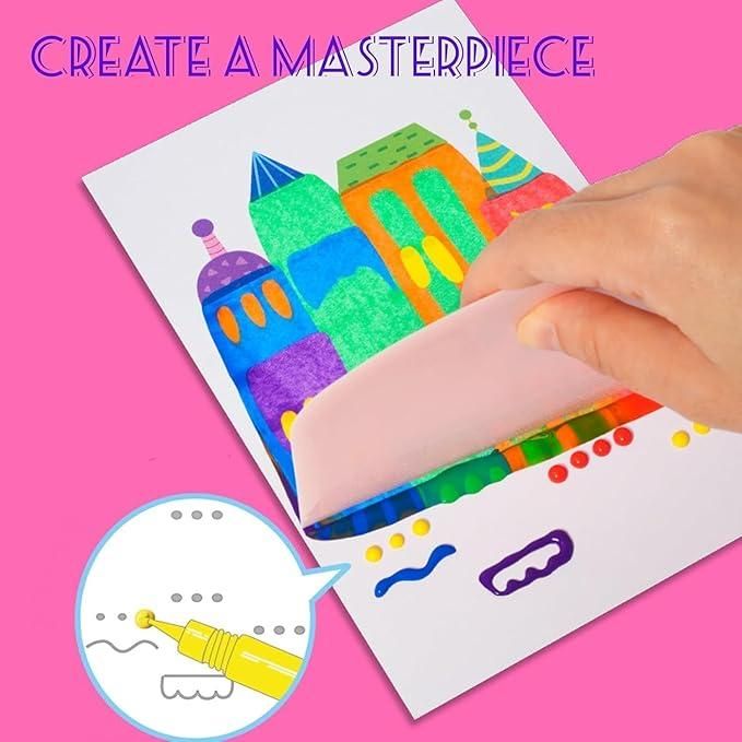 Rainbow Dot Painting Art Kits (105 pcs / 3 Box)