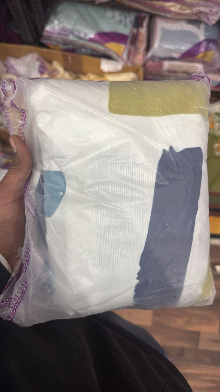 Round Elastic Fitted Double Bed Bedsheet