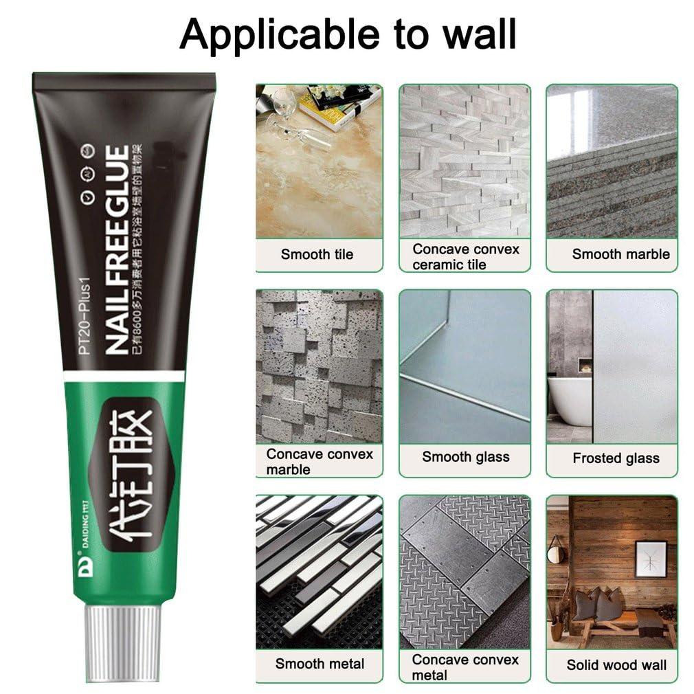 Nail-Free Sealant Glue (Pack of 2) – Multifunctional, Strong Adhesive for Home Repairs