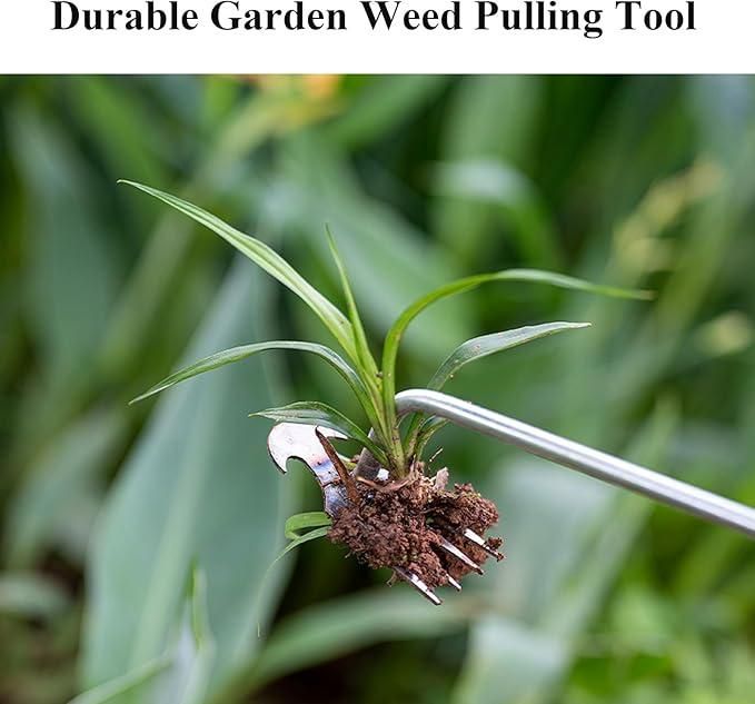 Puller Sharp Weeding Tool – High Manganese Steel Hand Weeder for Effortless Root Removal in Gardens and Lawns