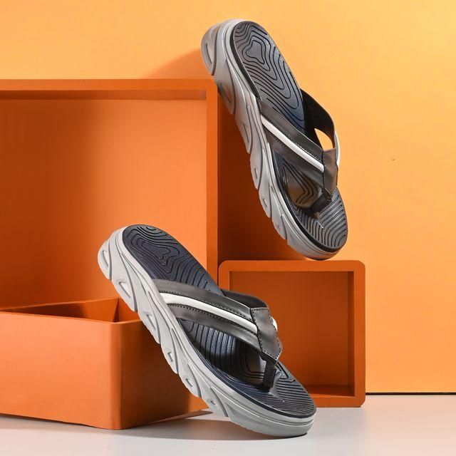 Men's Faux Leather Casual Slippers