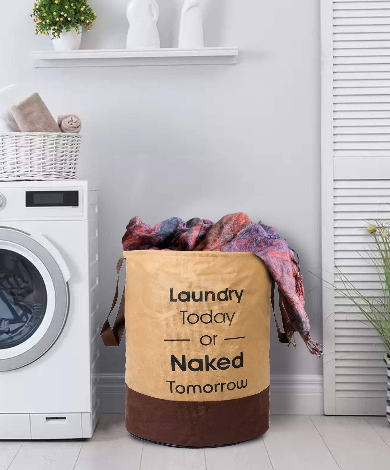 Round Non Woven Laundry Bag/Hamper
