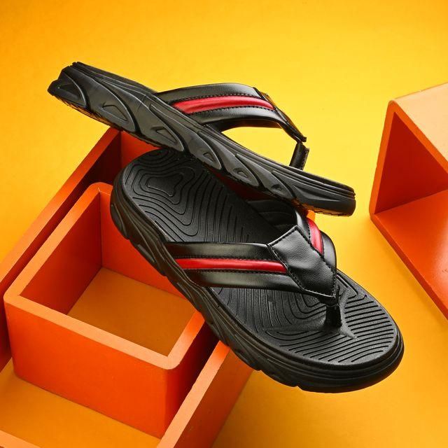 Men's Faux Leather Casual Slippers