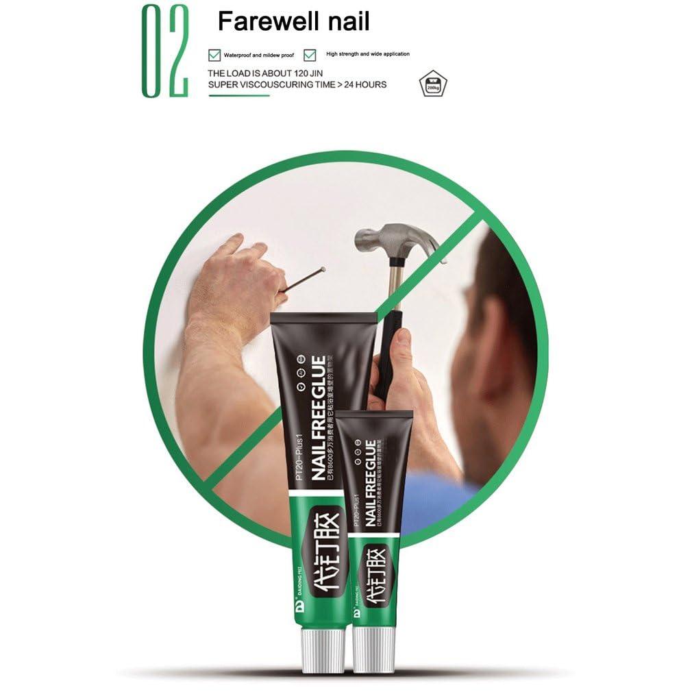 Nail-Free Sealant Glue (Pack of 2) – Multifunctional, Strong Adhesive for Home Repairs