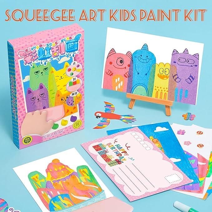 Rainbow Dot Painting Art Kits (105 pcs / 3 Box)