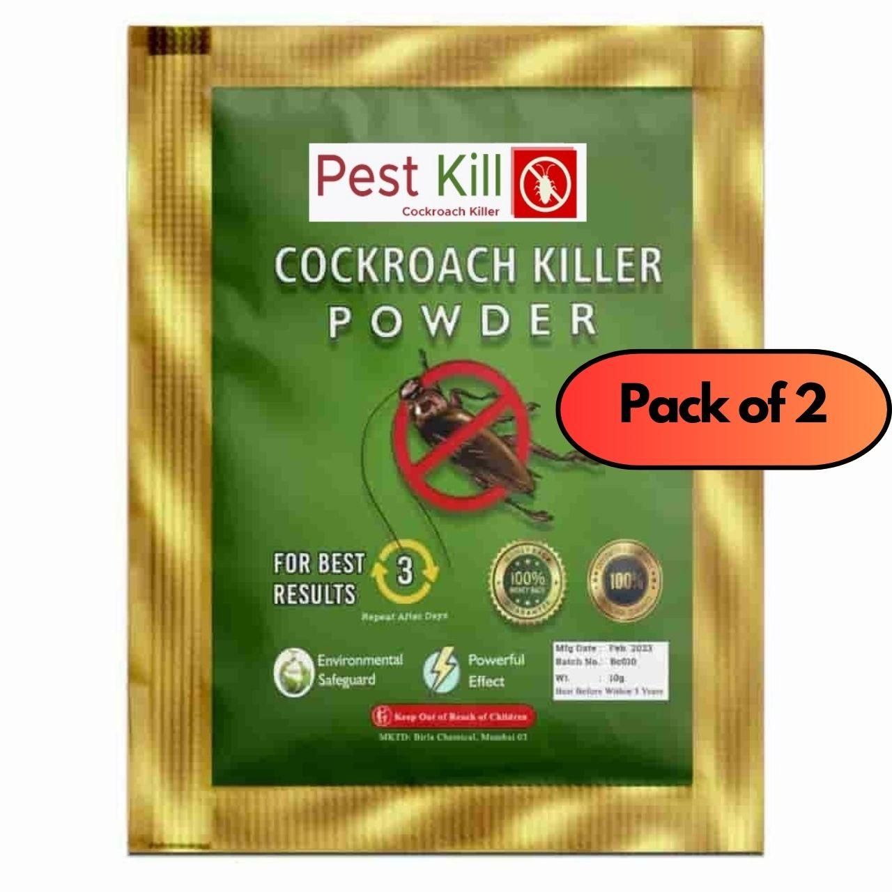 Cockroach Killer Powder (Pack of 2) – Fast-Acting Roach Elimination for Home Use