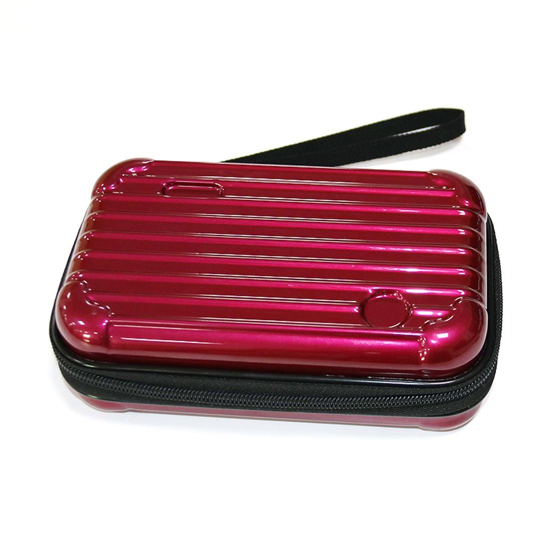 Shell-Shaped Cosmetic Bag – Waterproof Hard Shell Makeup Case - RED