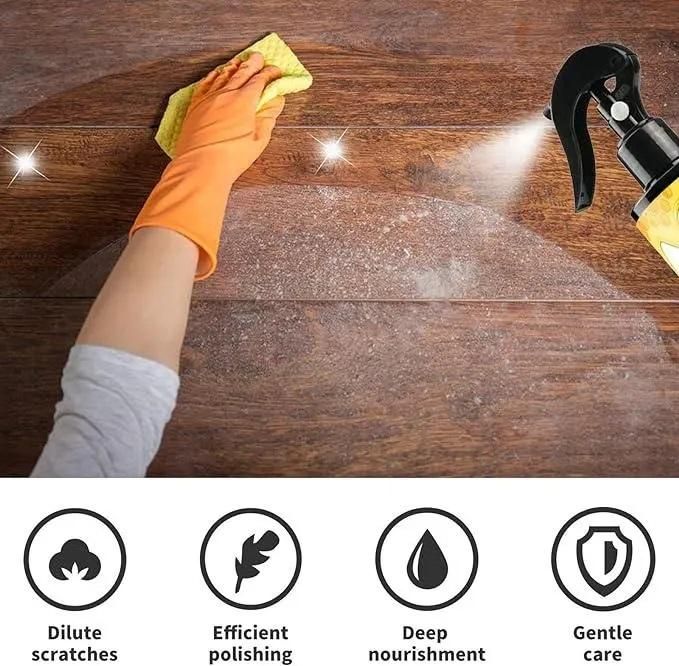 Beeswax Natural Furniture Polish (500ml, Pack of 2) – Wood Cleaner & Conditioner for Shine and Protection
