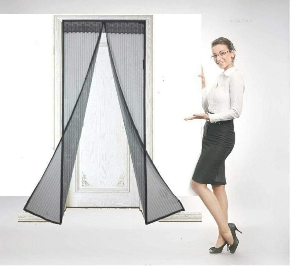 Magnetic Anti-Mosquito Door Curtains (Pack of 1) – Hands-Free Mesh Screen with Auto-Close for Insect Protection