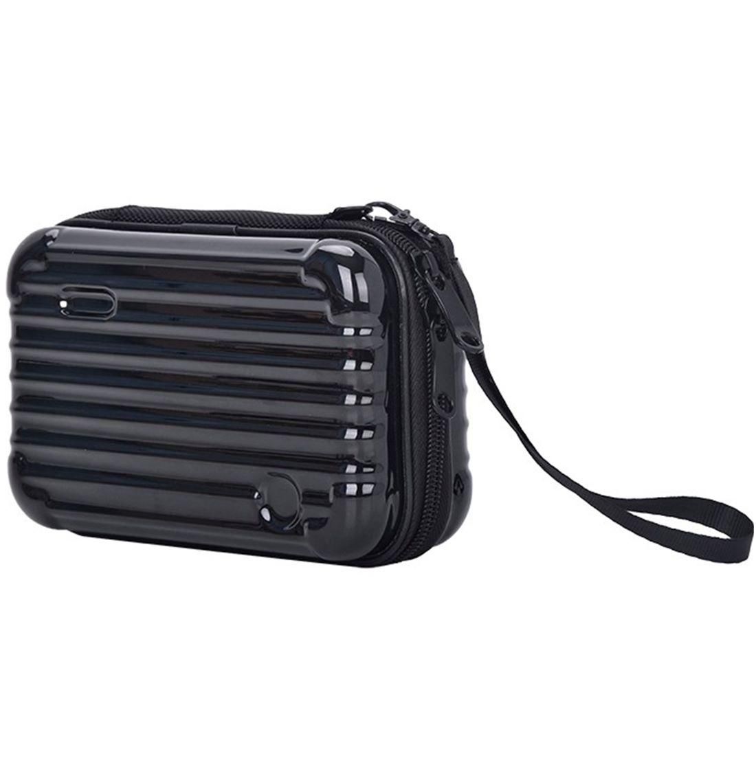 Shell-Shaped Cosmetic Bag – Waterproof Hard Shell Makeup Case - BLACK
