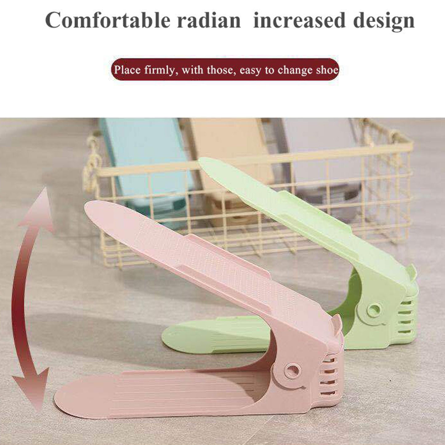 Shoe Rack-Space Savers Shoe Rack Cabinets Storage Plastic Adjustable Shoes Wardrobe Shoes Storage