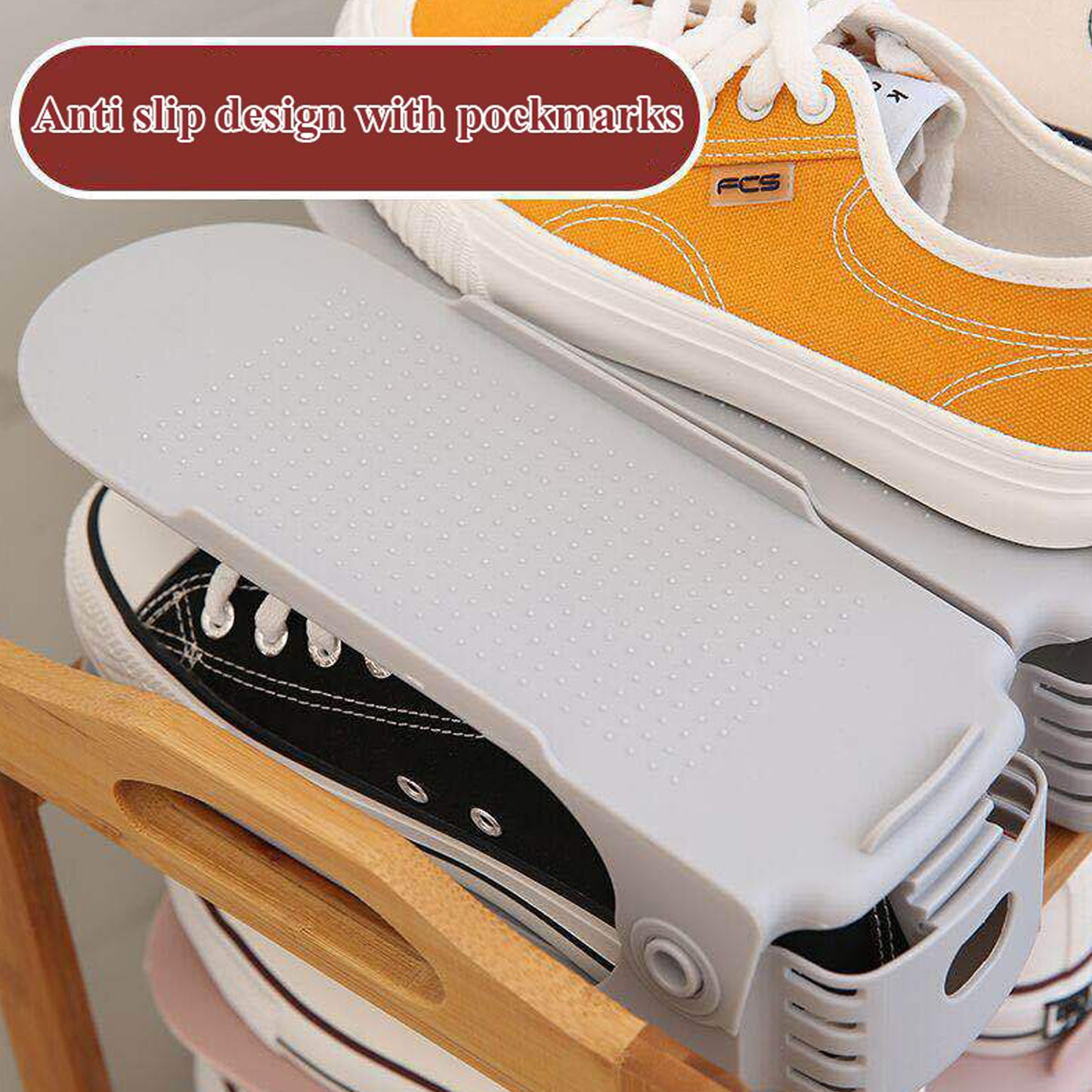 Shoe Rack-Space Savers Shoe Rack Cabinets Storage Plastic Adjustable Shoes Wardrobe Shoes Storage