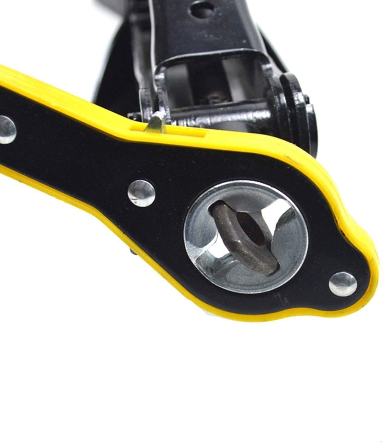 Car Jack and 360° Rotating Head Ratchet Wrench – Ergonomic Design for Easy Tire Changes