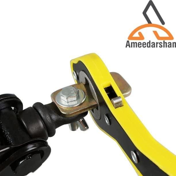 Car Jack and 360° Rotating Head Ratchet Wrench – Ergonomic Design for Easy Tire Changes