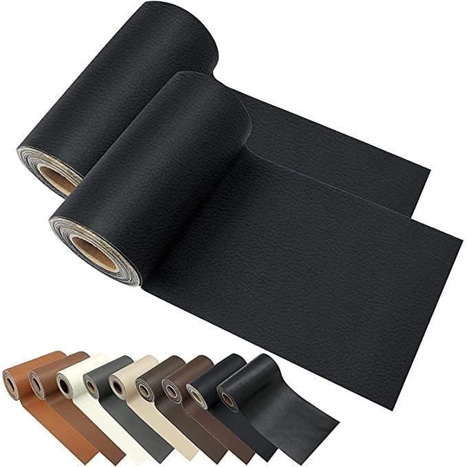 Quick Fix Leather Repair Patch (Black) – Self-Adhesive, Waterproof, Wear-Resistant for Furniture & Car Seats