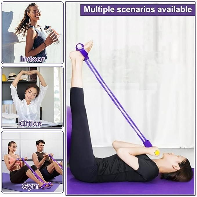 FlexDuo 4 Tube Resistance Band Abs/Waist Trainer