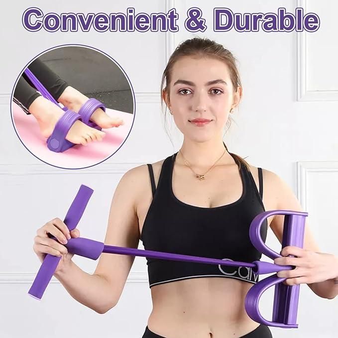 FlexDuo 4 Tube Resistance Band Abs/Waist Trainer