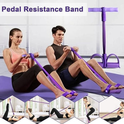 FlexDuo 4 Tube Resistance Band Abs/Waist Trainer