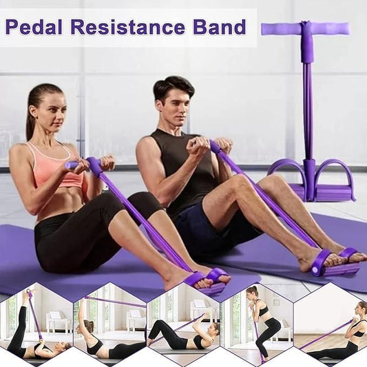 FlexDuo 4 Tube Resistance Band Abs/Waist Trainer