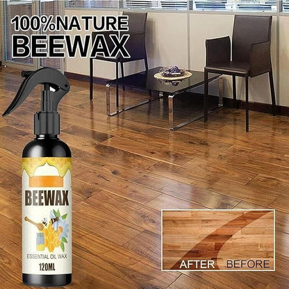 Natural Micro-Molecularized Beeswax Spray, Furniture Polish and Cleaner for Wood