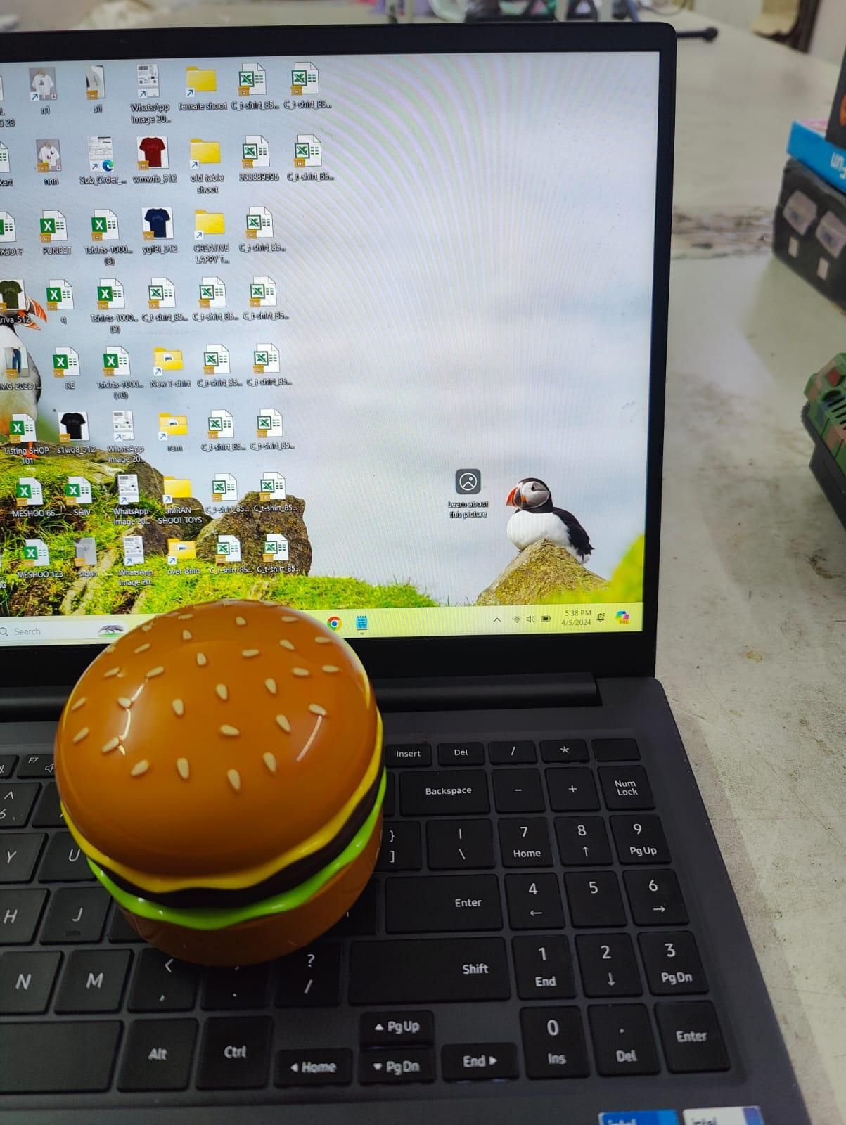 Burger Design Desk Light for Kids & Adults