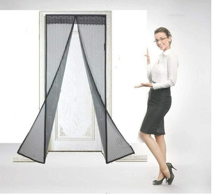 Magnetic Anti-Mosquito Door Curtains (Pack of 1) – Hands-Free Mesh Screen with Auto-Close for Insect Protection