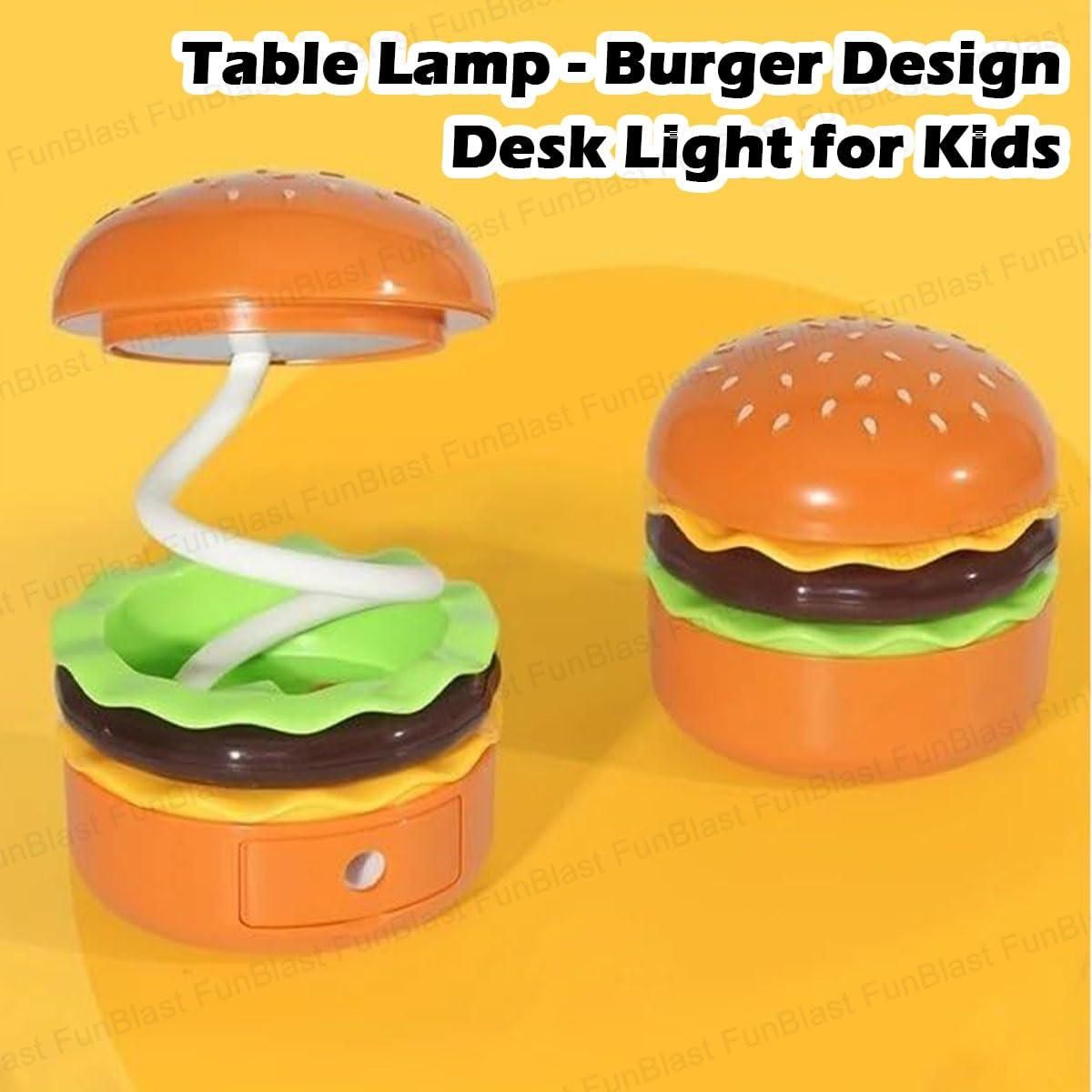 Burger Design Desk Light for Kids & Adults