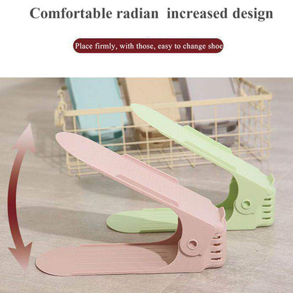 Shoe Rack-Space Savers Shoe Rack Cabinets Storage Plastic Adjustable Shoes Wardrobe Shoes Storage