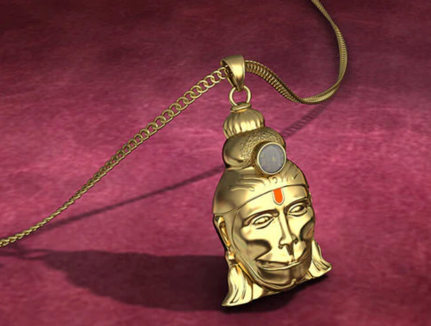 Shree Hanuman Chalisa Yantra with Chain