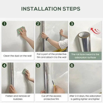 Self- Adhesive Transparent Electrostatic Wall Protection Film (Buy 1 Get 1 Free 🔥🔥)