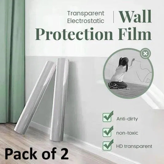 Self- Adhesive Transparent Electrostatic Wall Protection Film (Buy 1 Get 1 Free 🔥🔥)