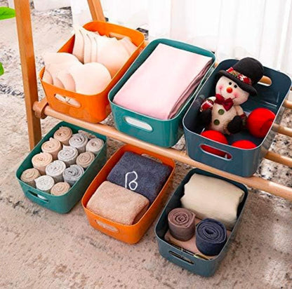 3-Piece Multipurpose Plastic Storage Basket Set! - VirtuMart