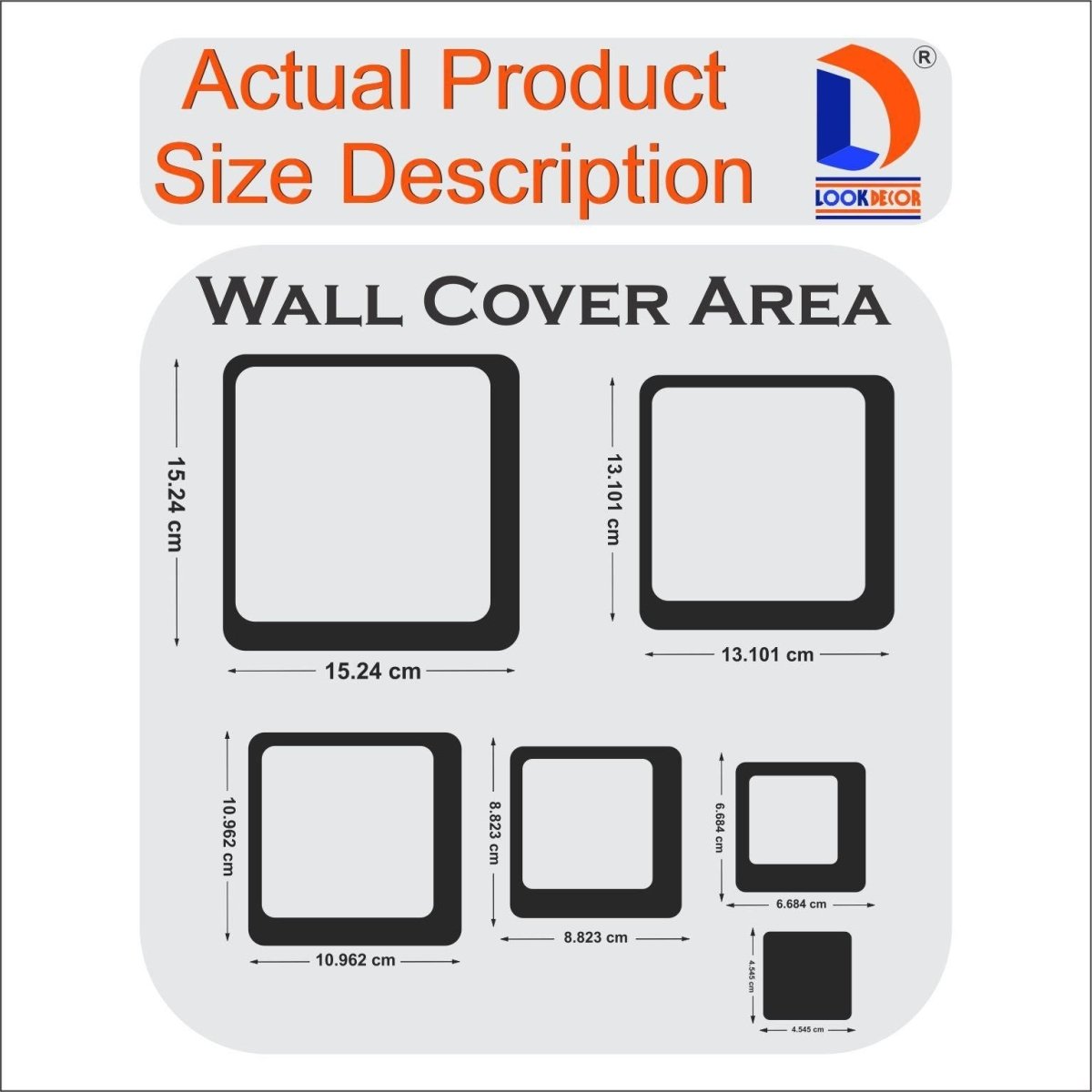 3D Acrylic Mirror Wall Sticker Decoration - VirtuMart