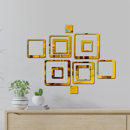 3D Acrylic Mirror Wall Sticker Decoration - VirtuMart
