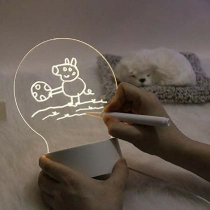 Acrylic Night Light Message Writing Board - VirtuMart