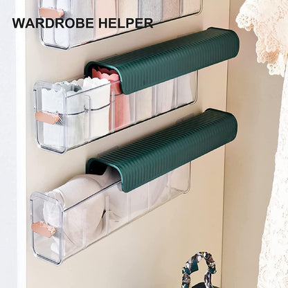 Clear Wall Mounted Drawer Organizer - VirtuMart