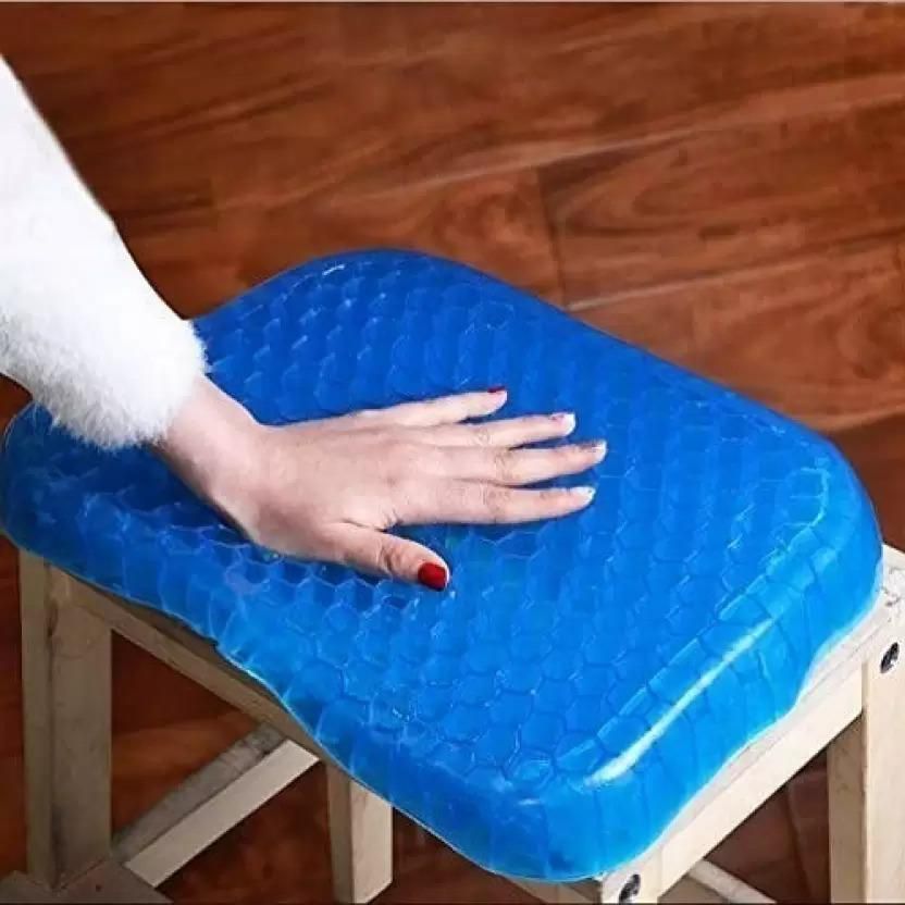 Gel Orthopedic Seat Cushion for Office Chair, Wheelchair, or Home Rubber Cushion for Back Pain - VirtuMart