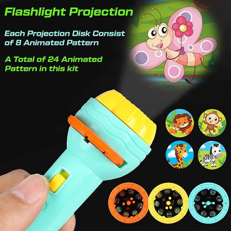 Slide Flashlight Torch Education Learning Kids Toy - VirtuMart