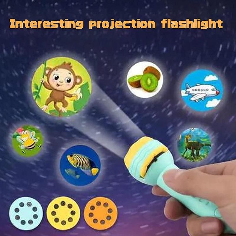 Slide Flashlight Torch Education Learning Kids Toy - VirtuMart