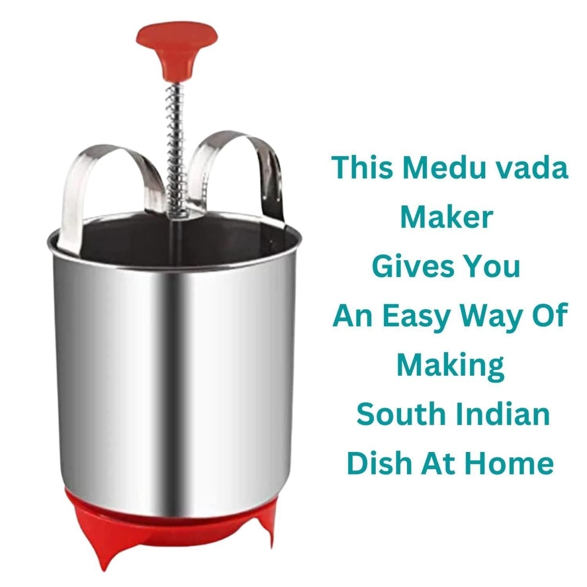 Stainless Steel Medu Vada Maker With Stand - VirtuMart