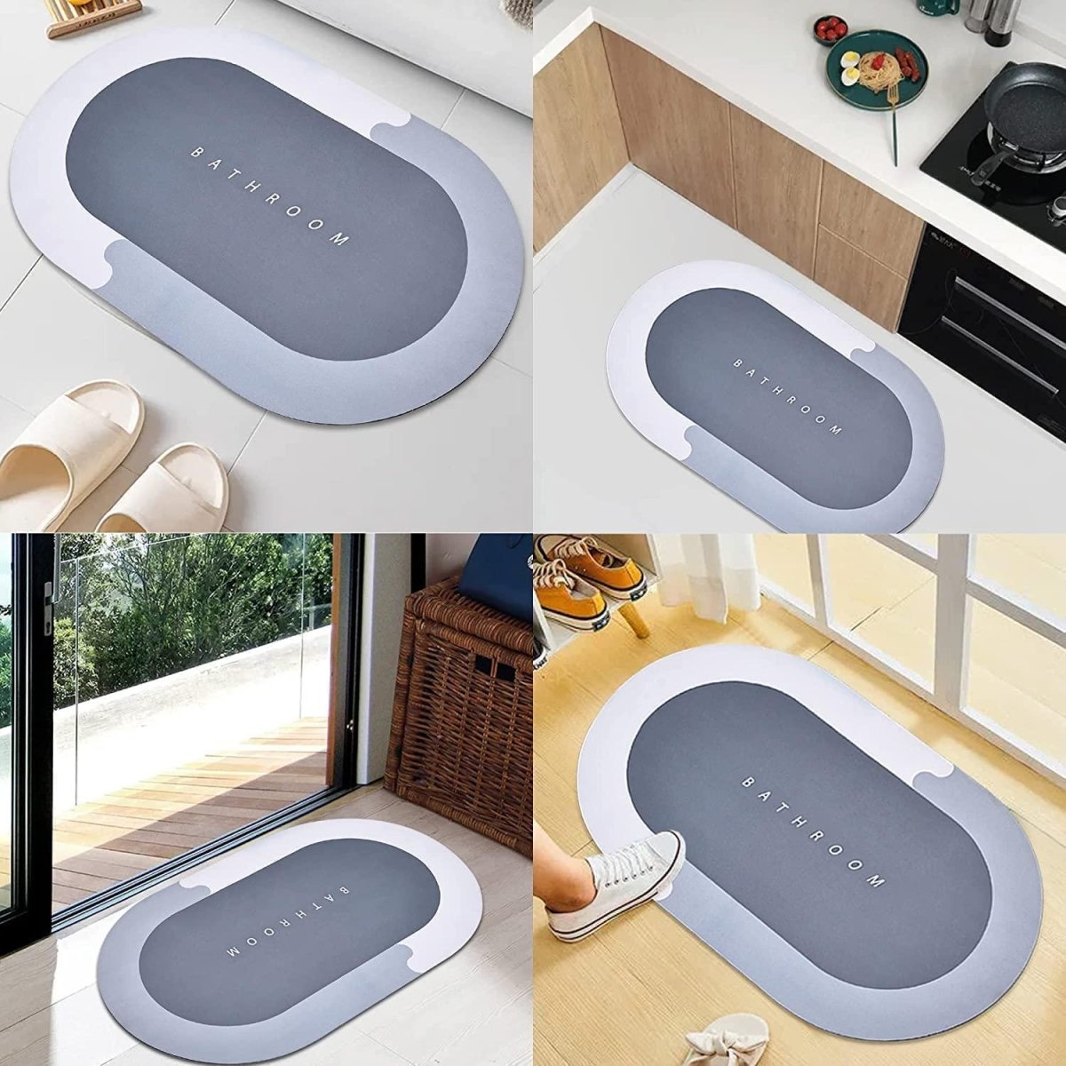 Super Absorbent Bath Floor Mat - VirtuMart