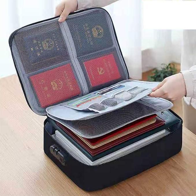 Waterproof Portable Document Storage Bag Travel Organizer - VirtuMart