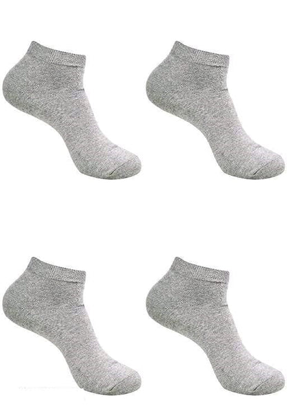 Women Solid Ankle Length Socks (Pack of 4) - VirtuMart