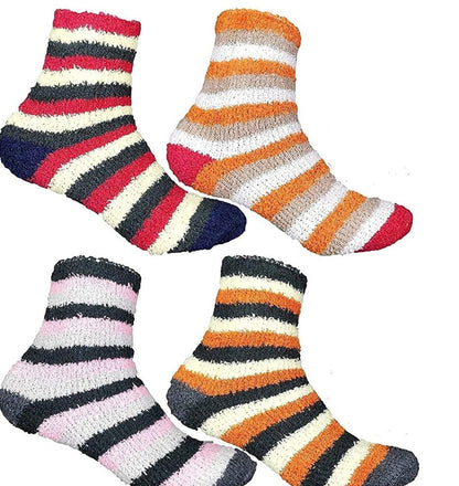 Women's Soft & Cozy Ladies Women Girls Fuzzy Socks Winter Warm Feather Socks - VirtuMart